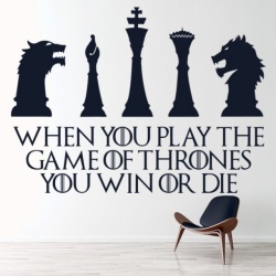 Sticker Win Or Die Quote Game Of Thrones - Img 2