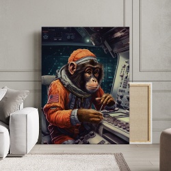 Tablou Animale Fantastice - Spaceship Monkey - Img 2