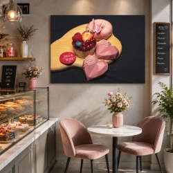 Tablou Bucatarie - Heart Cookies