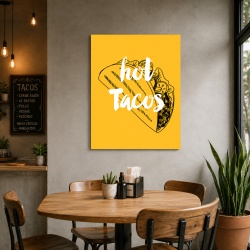 Tablou Bucatarie - Hot Tacos Retro