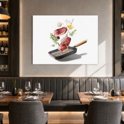 Tablou Bucatarie - Preparing The Steak