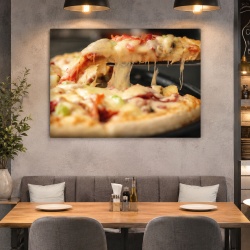 Tablou Bucatarie - Yummy Pizza