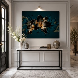 Tablou Canvas Beautiful Golden Lilies