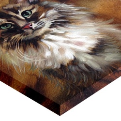 Tablou Canvas Efect Pictura - Pisica - Img 2