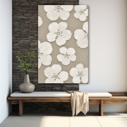 Tablou canvas - Flori de cais pe fundal texturat (Floral 139) - Img 6
