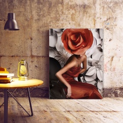 Tablou Canvas Flower Hat