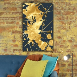 Tablou canvas - Gold and Navy (ZAZ 010) - Img 3