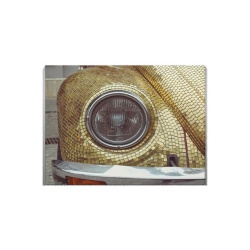 Tablou Canvas Golden Car - Img 2