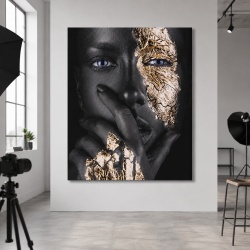 Tablou Canvas Golden Patches 2