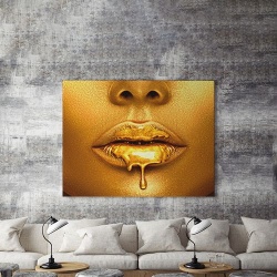 Tablou Canvas Golden Seduction - Img 4