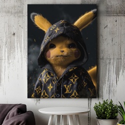 Tablou Canvas Inspirațional - Cool Pikachu - Img 3