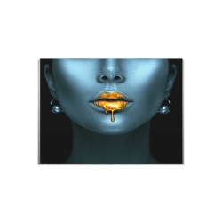 Tablou Canvas Liquid Gold - Img 3