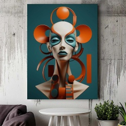 Tablou Canvas Modern Abstract - Android face