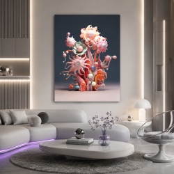 Tablou Canvas Modern Abstract - Some 3D alien flowers