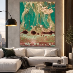 Tablou Canvas Modern Abstract - Underwater oily mix