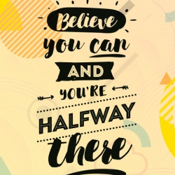 Tablou Canvas Motivational - Believe You Can! - Img 3