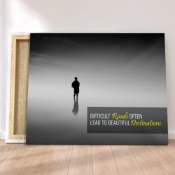 Tablou Canvas Motivational - Difficult Roads - Img 6