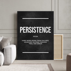Tablou Canvas Motivational - Persistence (definition) - Img 4
