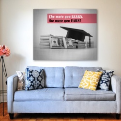 Tablou Canvas Motivational - The More You Learn - Img 6