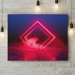 Tablou Canvas Neon Smoke - Img 3
