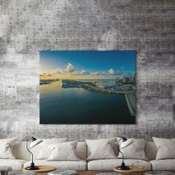 Tablou Canvas Pod Peste Albastru - Img 3