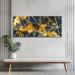 Tablou canvas - Rusty Gold on Navy (ZAZ 020) - Img 3