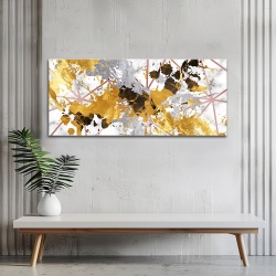 Tablou canvas - Silver and Gold on Marble (ZAZ 130) - Img 3