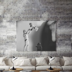 Tablou Canvas Stormtroopers And Darth Vader - Img 3