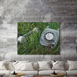 Tablou Canvas Telefon Cu Disc - Img 3