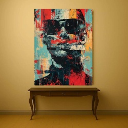 Tablou Canvas - Urban Art Abstract Portrait - Img 4