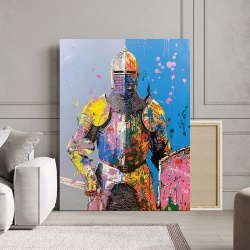 Tablou Canvas - Urban Art Knight - Img 2