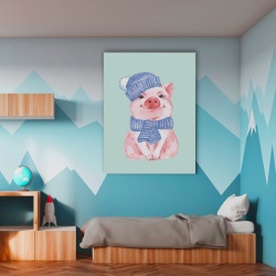 Tablou Copii - Cute Pig - Img 2