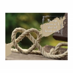 Tablou Inspirational - The rope woven in 3 - Img 3