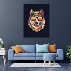 Tablou Modern art wolf