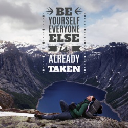 Tablou Motivational - Be Yourself, Everyone Else Is Taken - Img 4