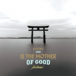 Tablou Motivational - Dilligence Is The Mother Of Fortune - Img 3