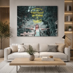 Tablou Motivational - Don't Wait For The Perfect Moment