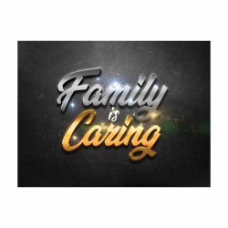 Tablou Motivational - Family is caring - Img 3