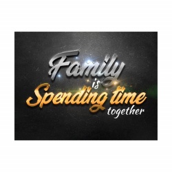 Tablou Motivational - Family is spending time together - Img 3