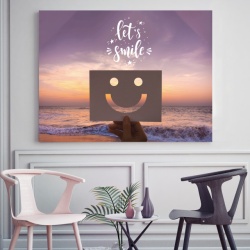 Tablou Motivational - Let's Smile! - Img 2