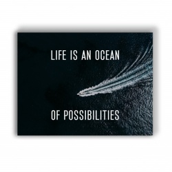 Tablou Motivational - Life Is An Ocean - Img 4