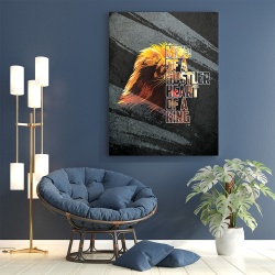 Tablou Motivational - Mind of a hustler, heart of a king - Img 2