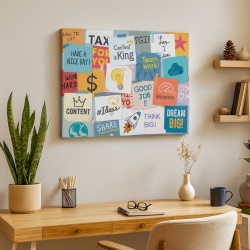 Tablou Motivational - Motivational Sticky Notes