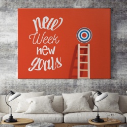 Tablou Motivational - New Week, New Goals - Img 3