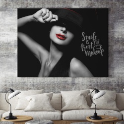Tablou Motivational - Smile Is The Best Make-up - Img 4