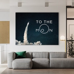 Tablou Motivational - To the moon - Img 2