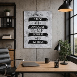 Tablou Motivational - Work For A Cause