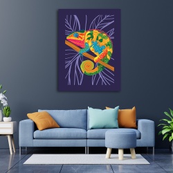Tablou Pop art chameleon