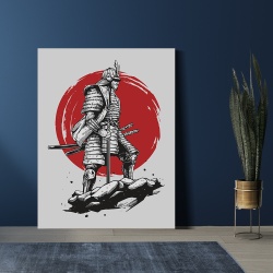 Tablou Samurai on a rock - Img 3