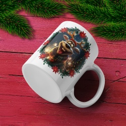 Cana De Craciun - Grandpa Reindeer (mesaj personalizat)
